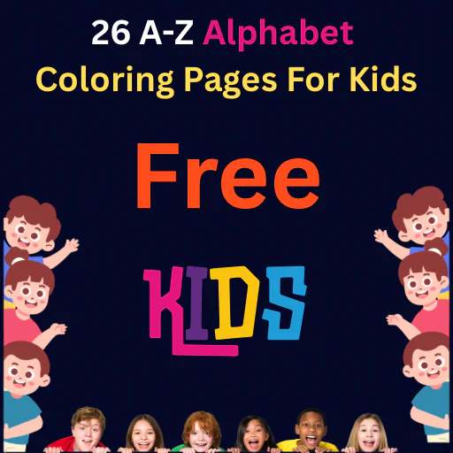 26 A-Z Alphabet Coloring Pages For Kids