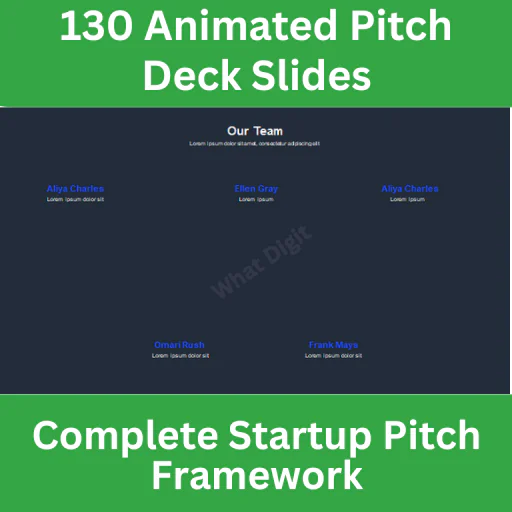 130 Animated Pitch Deck Presentation Templates | PowerPoint & Keynote (Light & Dark + 10 Icon Slides