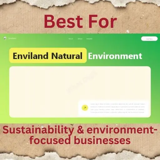 Enviland – Environment & Ecology Presentation Template | PowerPoint & Keynote Slides