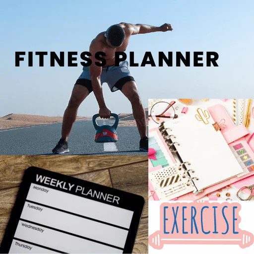 Fitness Planner Template – 39 Pages | Canva Editable Workout & Meal Planner | Instant Download PDF