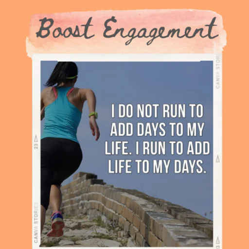500 Social Media Fitness Quotes Ready To Use Post For Instagram Vol.2, Boost Engagement