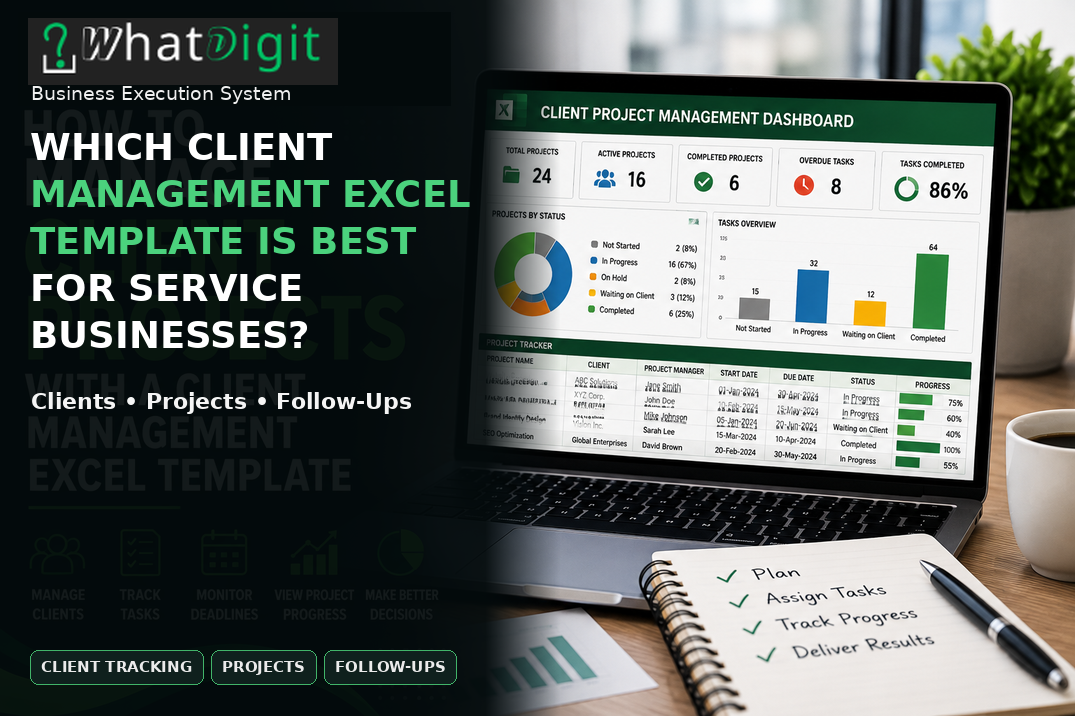 Which Client Management Excel Template Is Best for Service Businesses?